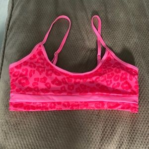 Shein: Two piece bathing suit, pink leopard